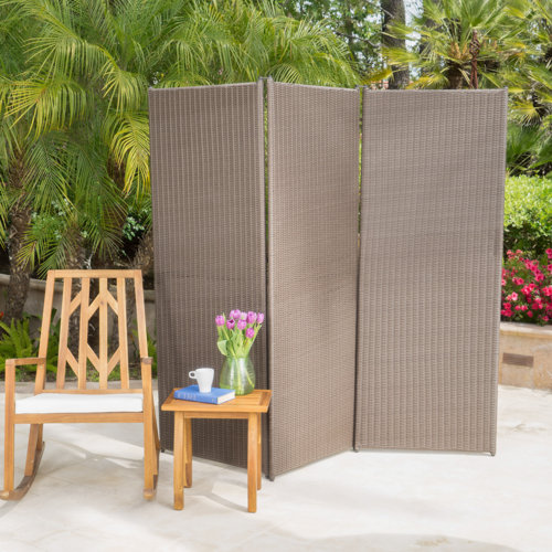 Darby Home Co Abdul Outdoor 3 Panel Room Divider & Reviews | Wayfair